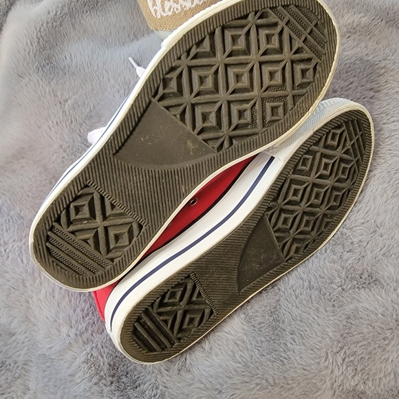 Victoria Vintage Skate Sneakers Size 36 Red/Navy Women's 6- 6.5 - Picture 15 of 16